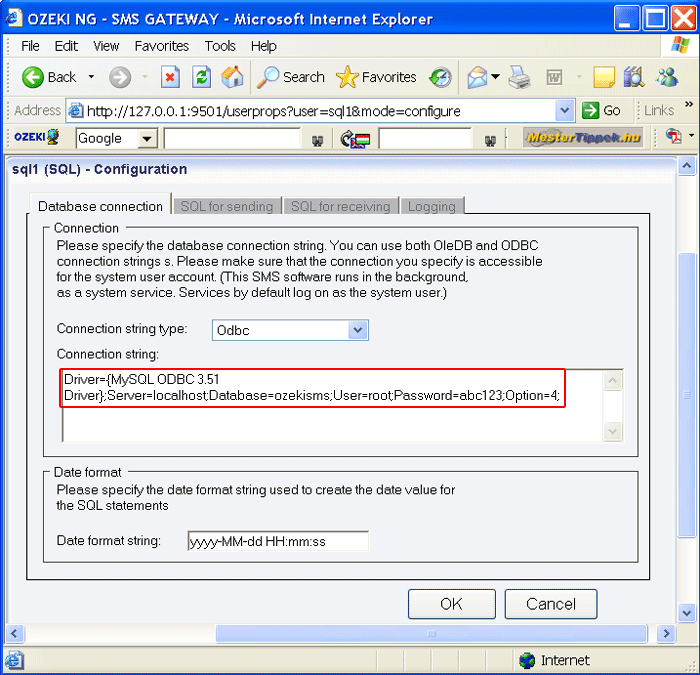 MyODBC Driver Installation and Configuration