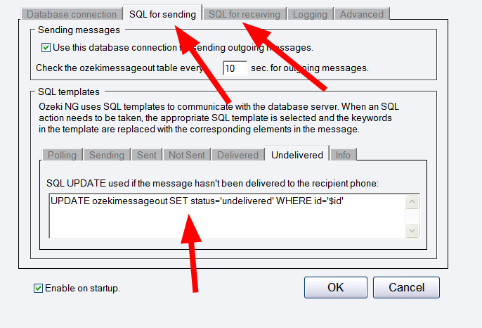 how to update the sql templates