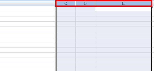 eleting the selected column in excel sms client