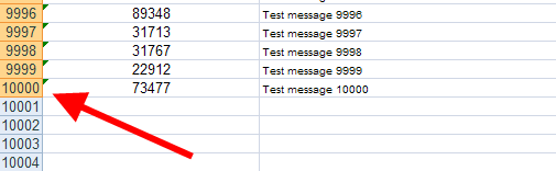 sending out 10,000 sms with excel sms client