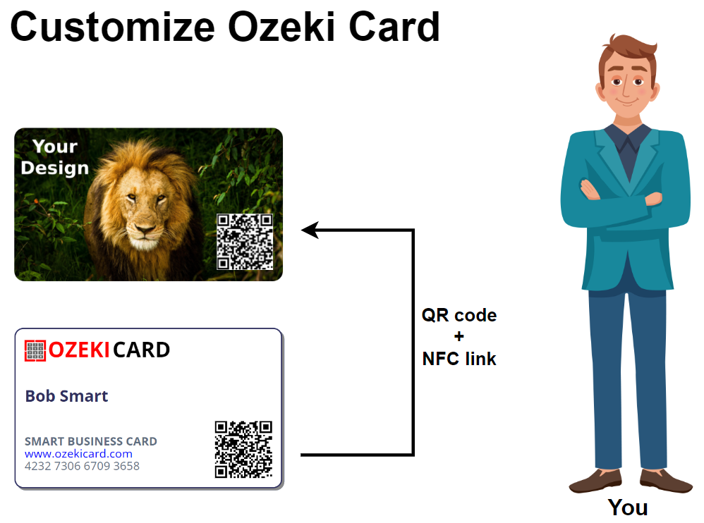 customize ozeki card