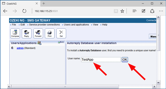 SMS Gateway - Autoreply SMS from database, Installation guide