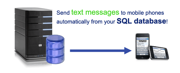 Send text messages from SQL database