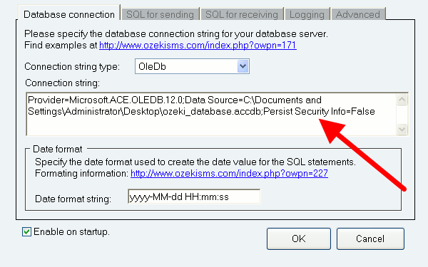 ace oledb connection string