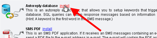 create an autoreply user in ozeki ng sms gateway