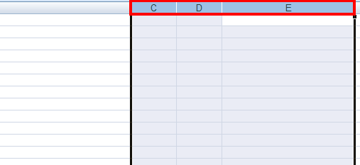 deleting the selected column in excel sms client