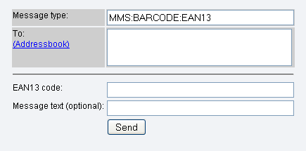 java code to send sms using sms gateway