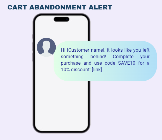 cart abandonment alert
