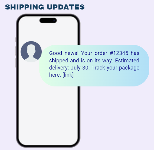 shipping updates